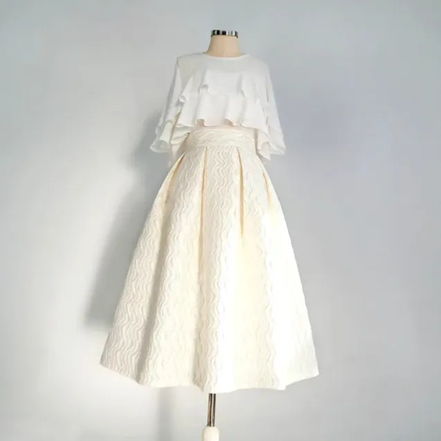 Festival Everyday Casual Embroidered Skirt