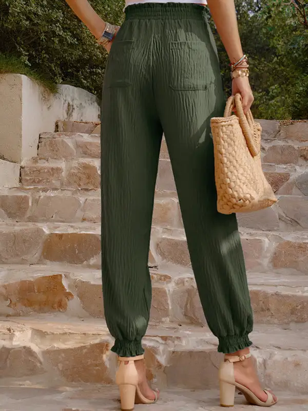 Woven Clean High Waisted Pants