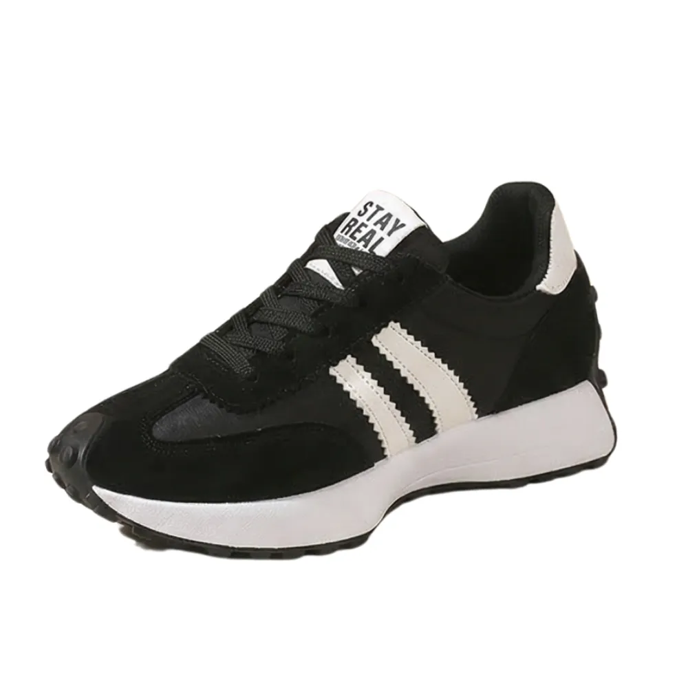 Cushioned Retro Platform Sneakers