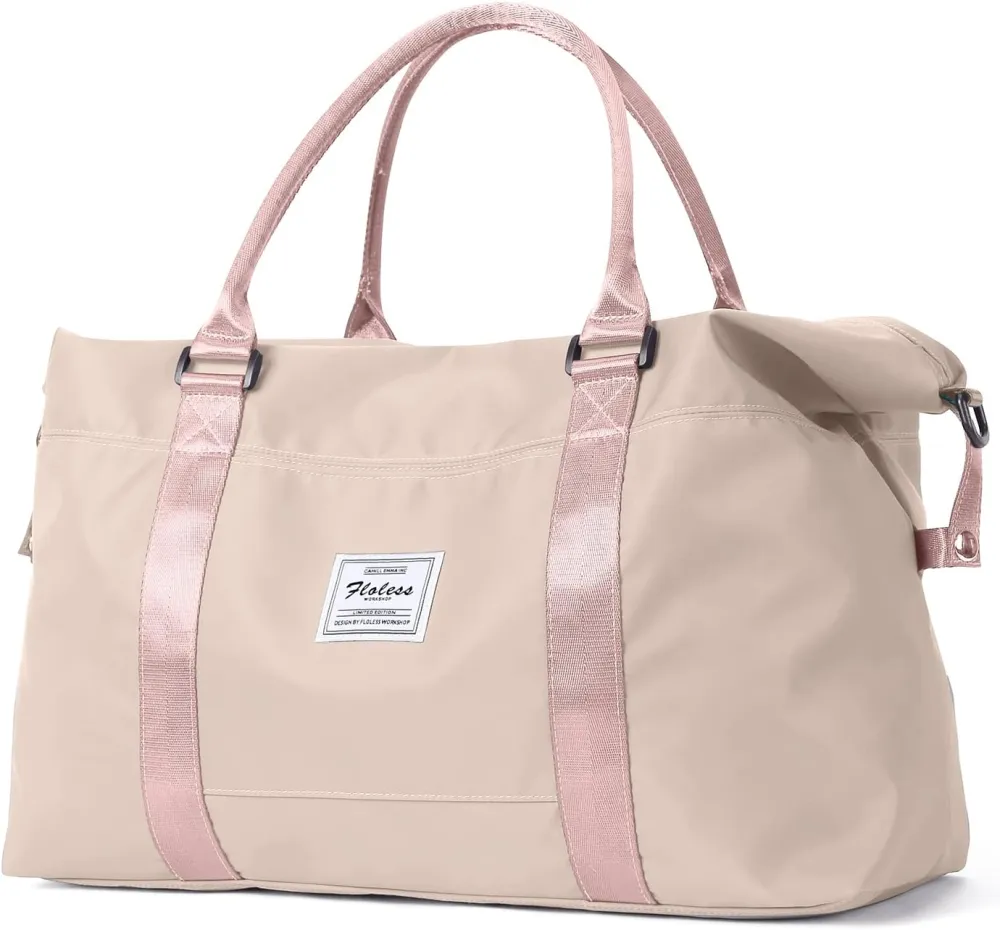 Travel Duffel Bag, Carry On Overnight Weekender Bags for Women