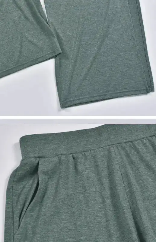 Knit Trousers Tied Open Slits Pants