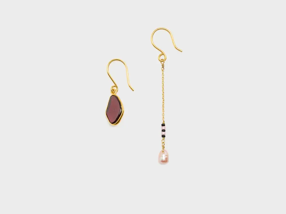 Classic Asymmetric Pendant Earrings