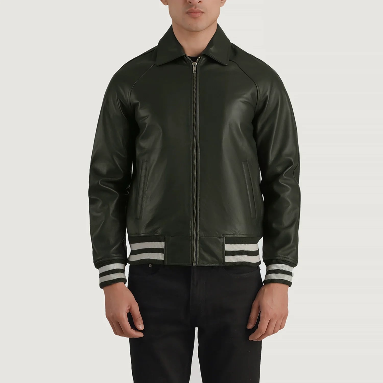 Men's Everyday Leather Varsity Jacket