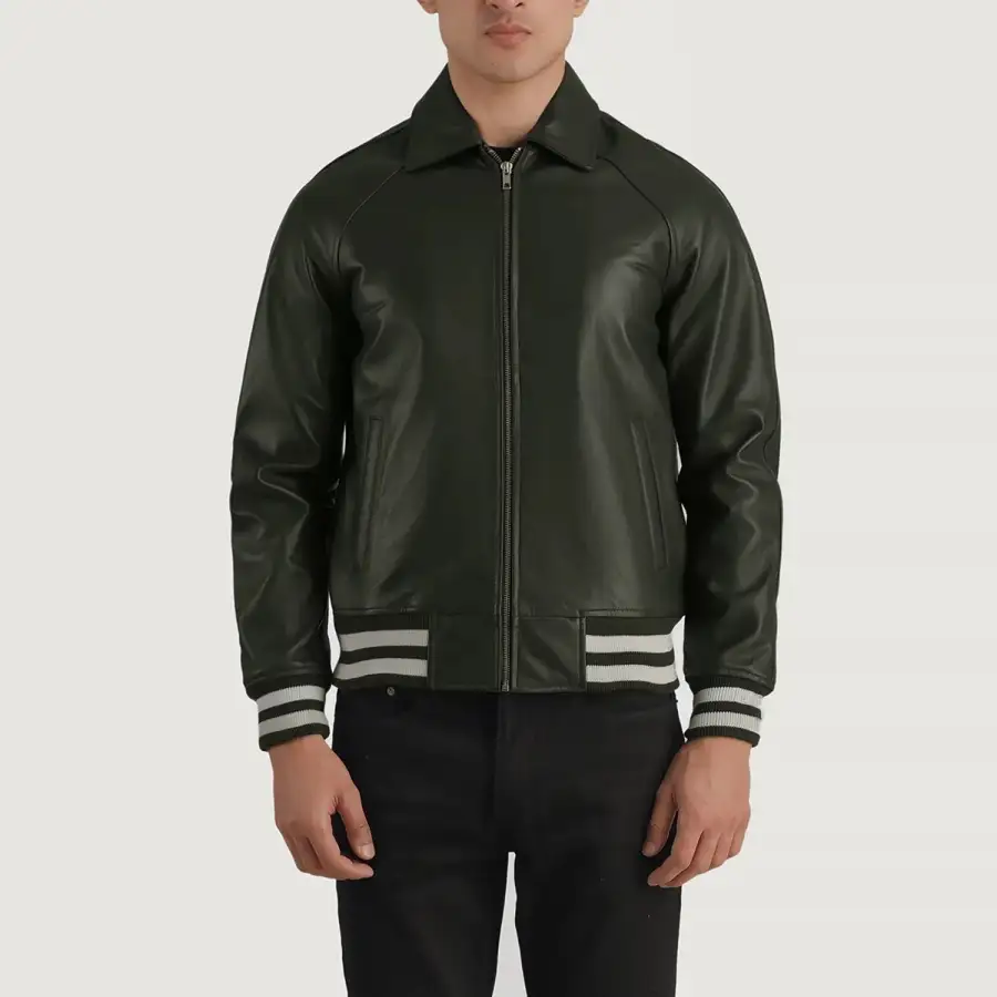 Men's Everyday Leather Varsity Jacket