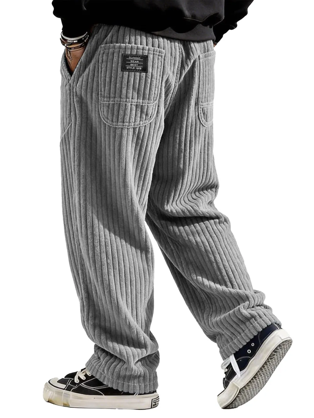 Corduroy Pocket Relaxed Pants