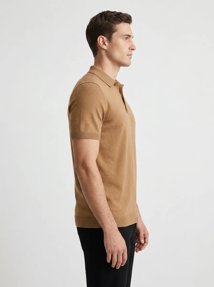 Modern Tailored-Look Men's Polo Shirt