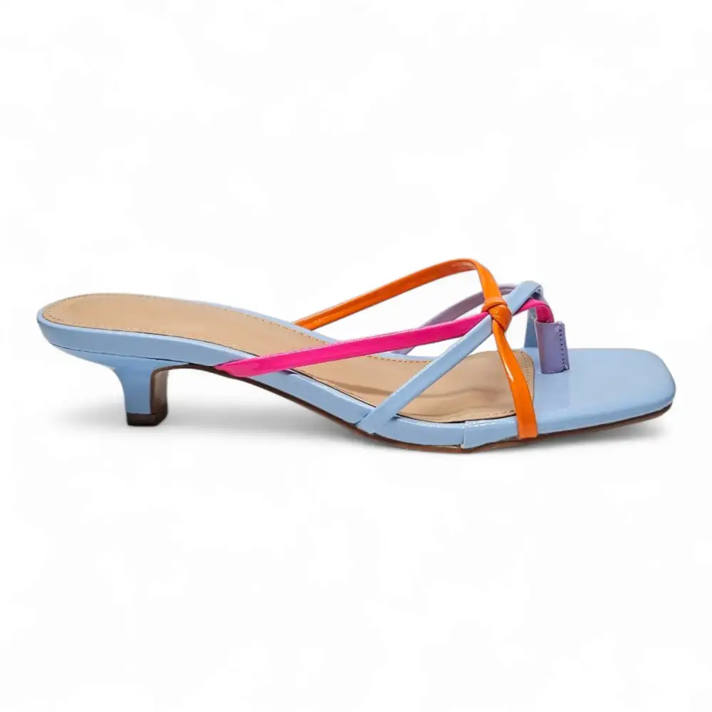 Brat Knotted Thong Mini Kitten Heel