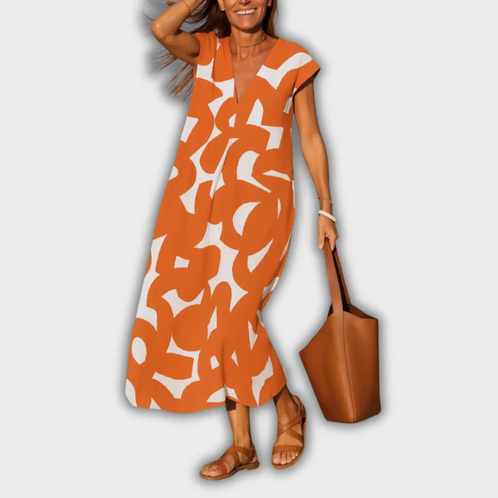 Flowing Relaxed Casual Dress