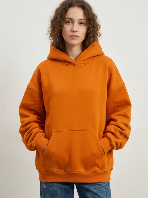 Unisex Oversized Daily Comfort Pullover Hoodie