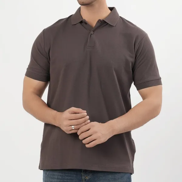 Men's Clean Breathable Polo T-Shirt