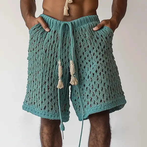 Relaxed Woven Pocket Shorts