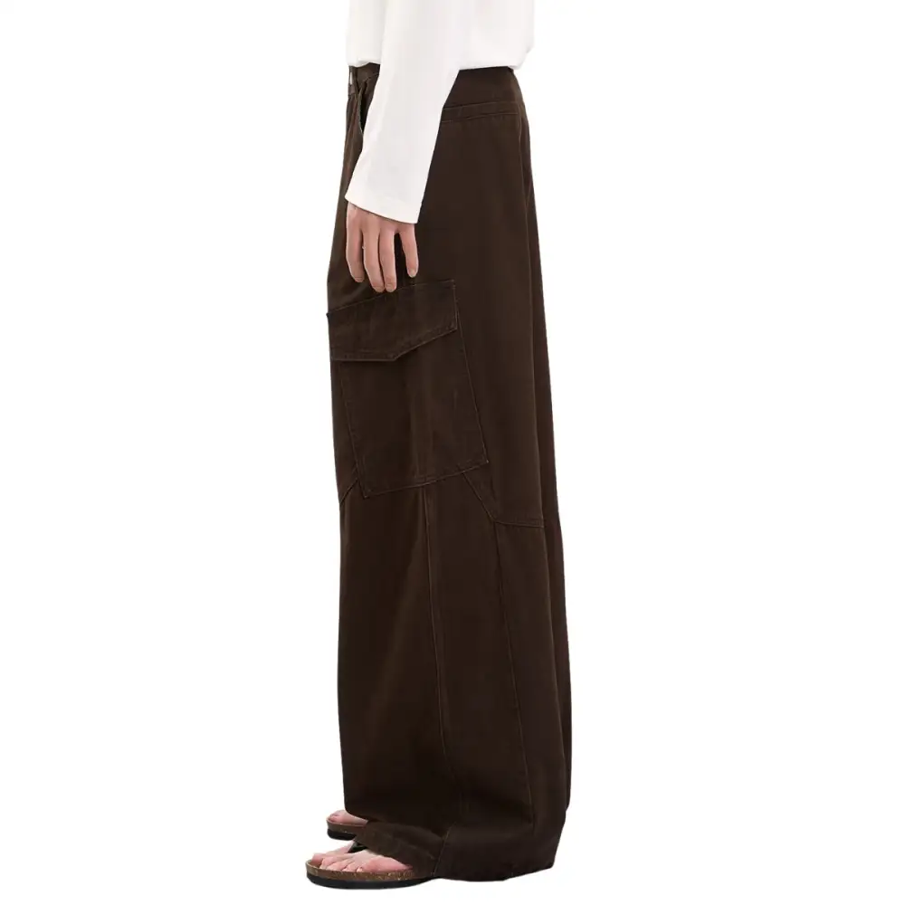 Straight Leg Baggy Paneled Cargo Pants
