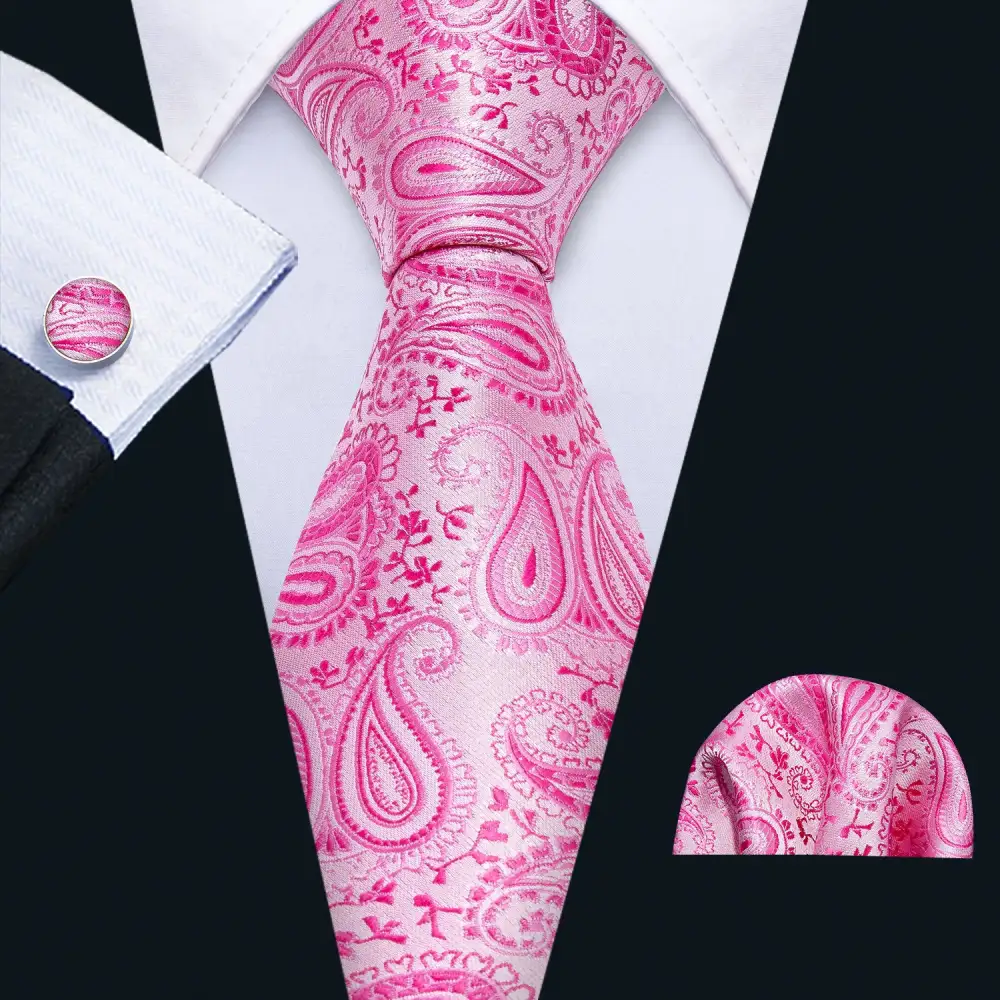 Everyday Paisley Silk Necktie Set