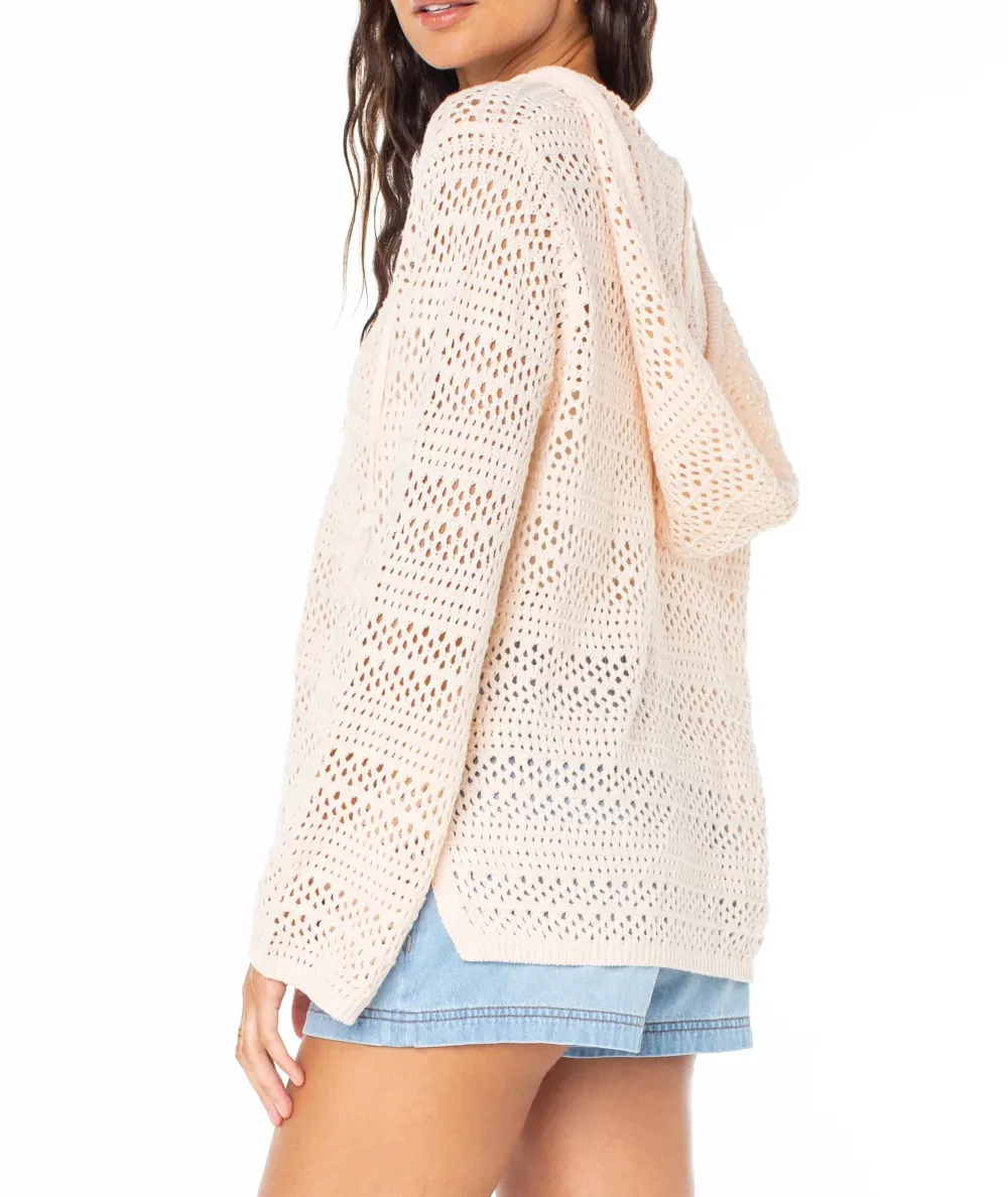 Knitted Sweater With Split Hem
