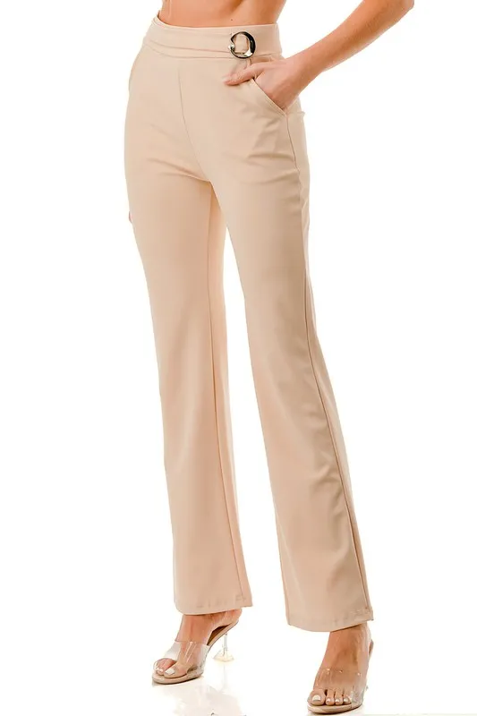Flared Cropped Pants
