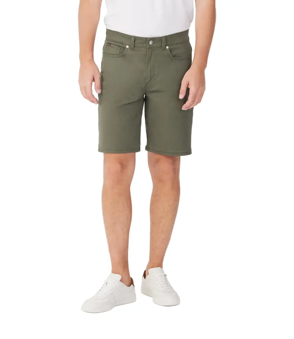 Classic Drill Casual Denim Shorts