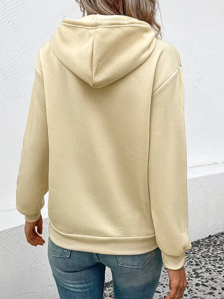 Everyday Pocketed Long-Sleeve Hoodie