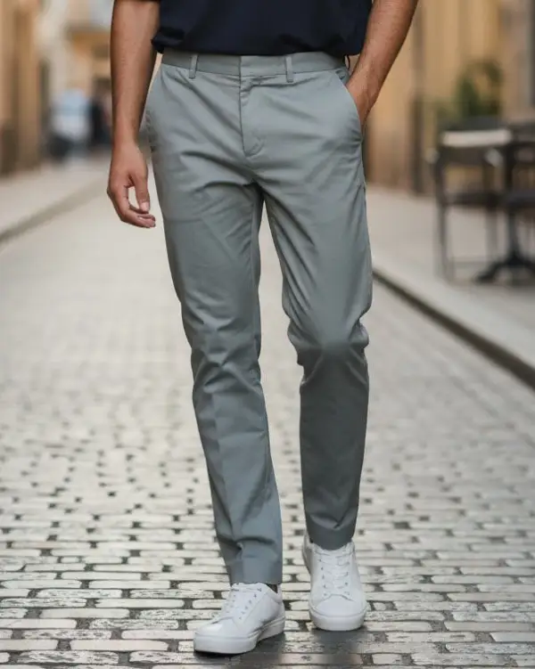 Men's Smart Casual Cotton Dress Pants