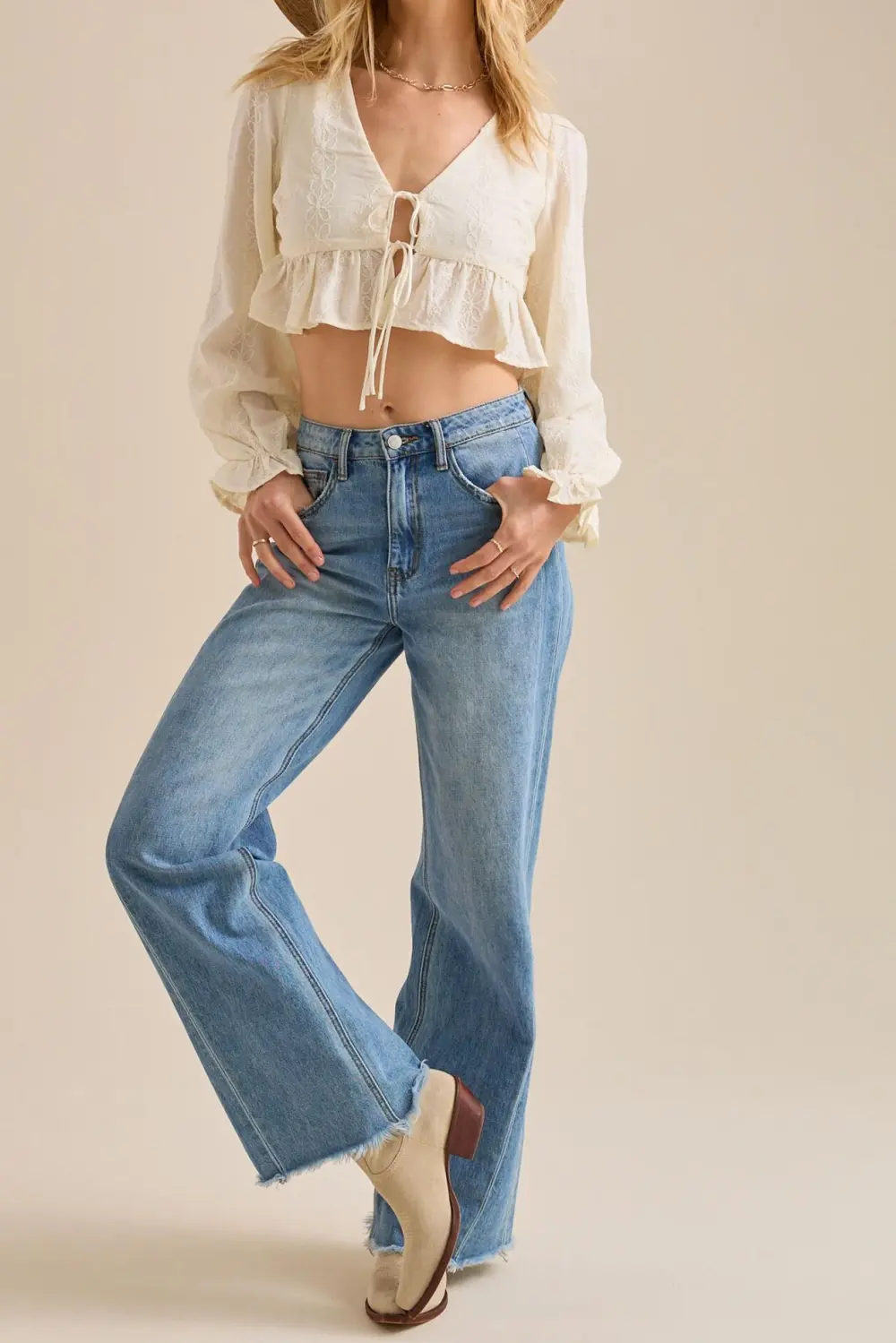 Tie Front Top