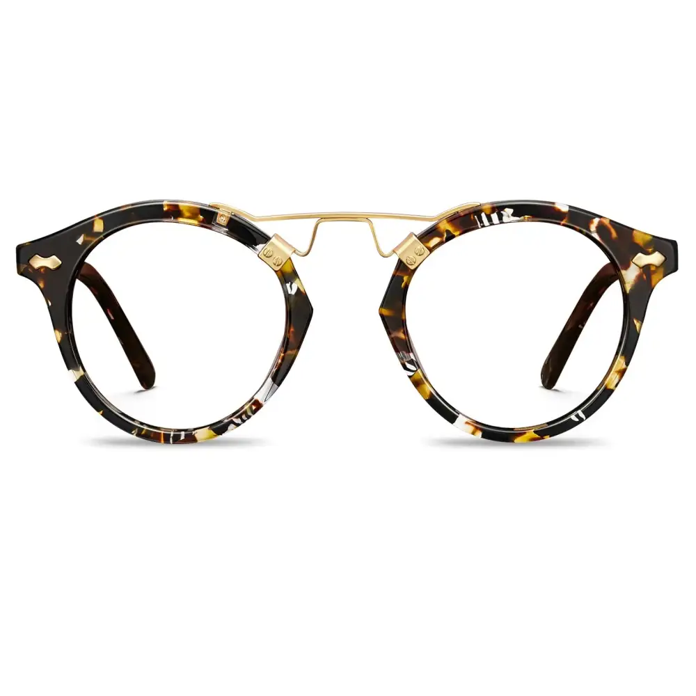 Retro Inspired Square Full Rim Acetate Blue Light Eyewear