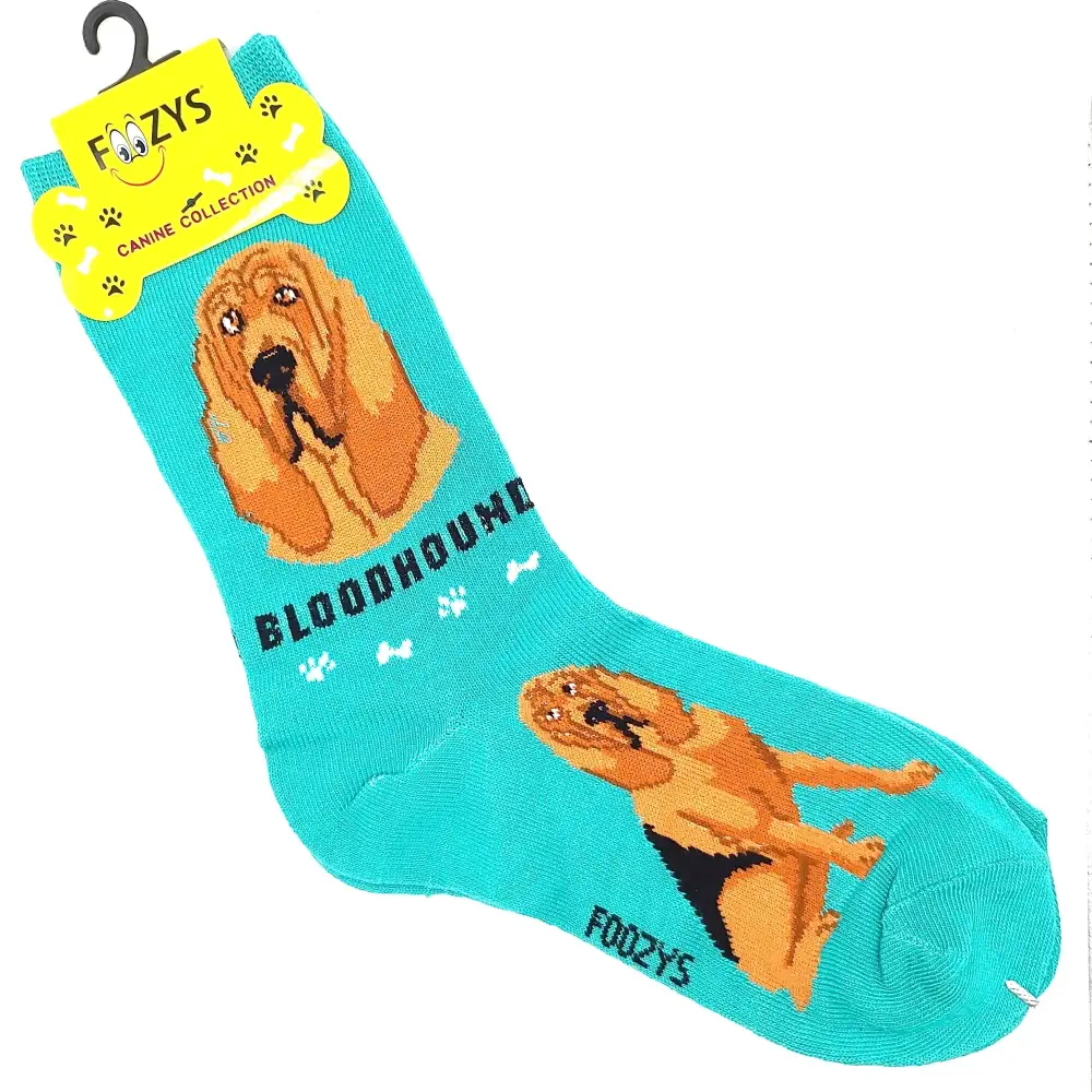 Unisex Bloodhound Crew Socks