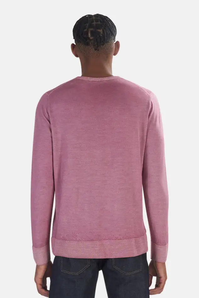 Cashmere Wool Ribbed Sweater