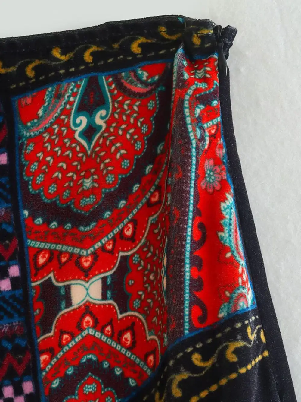 Calm Printed Zip Skirt