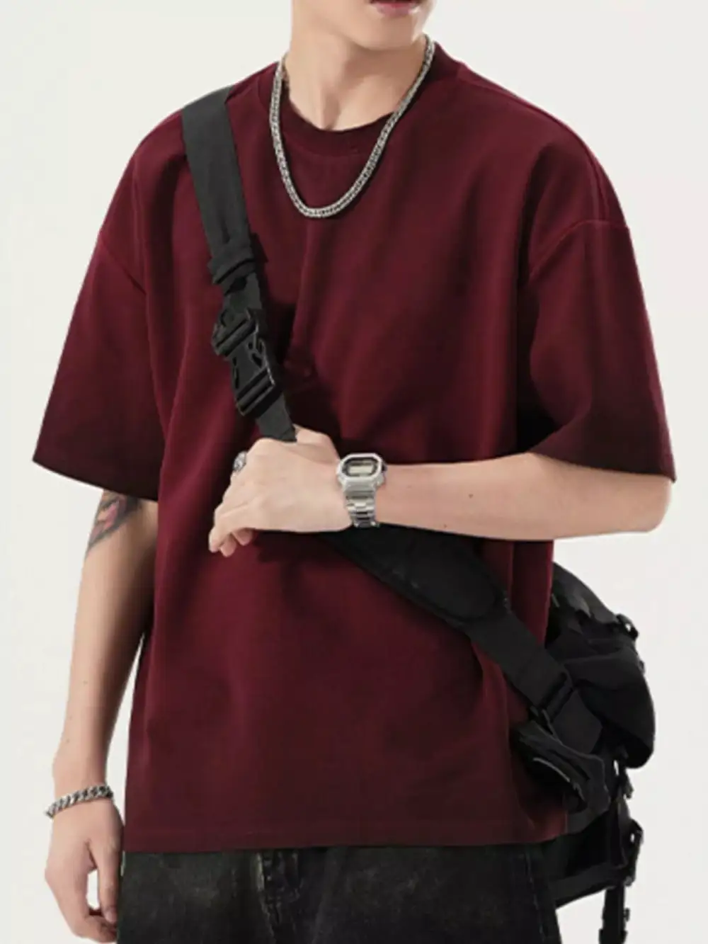 Oversized Round Neck T-Shirt