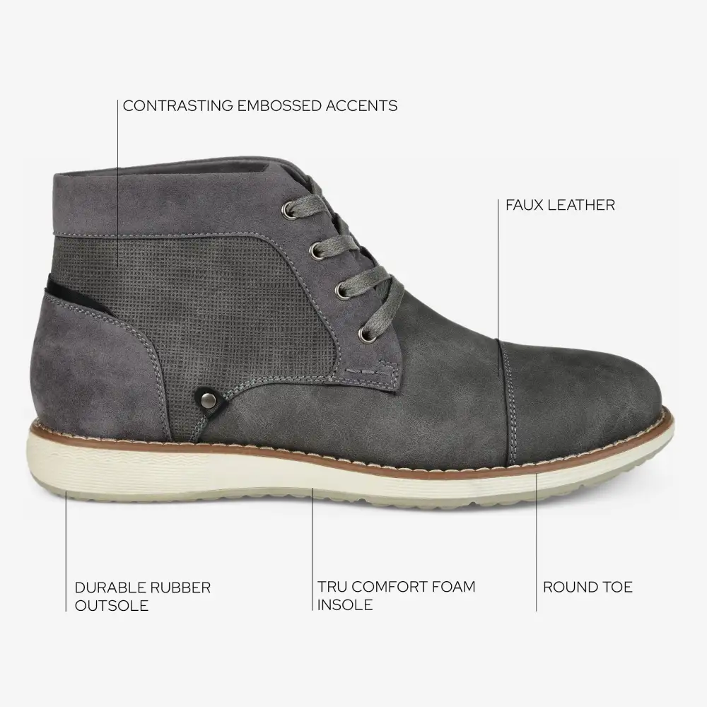 Cap Toe Chukka Work Boots