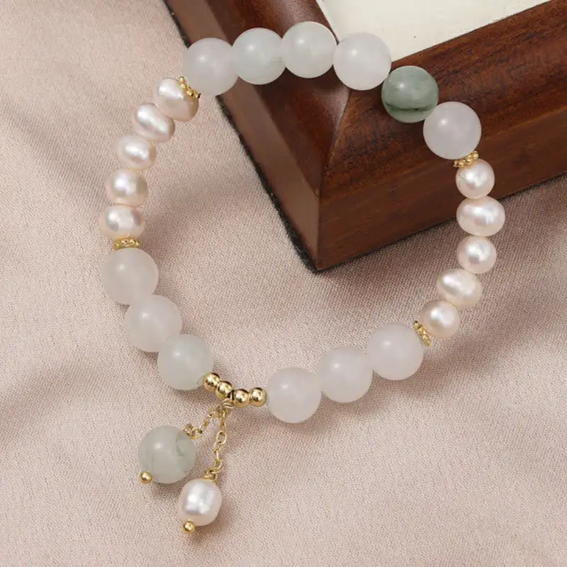 Tianshan Jade Pearl Bracelet