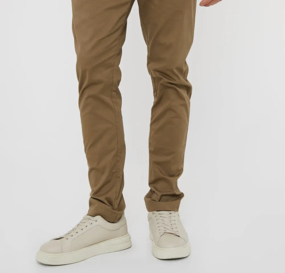 Men's Dark Stone Slim-Fit Chino Pants