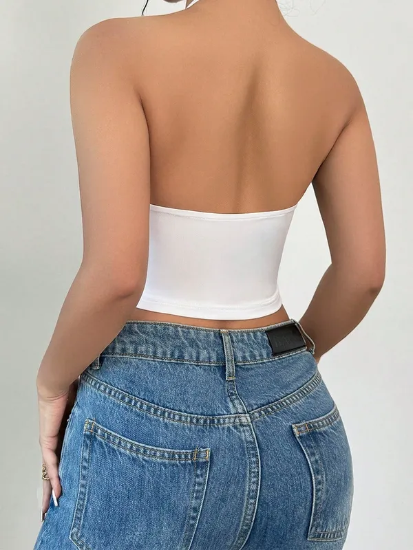 Floral Halter Neck Top