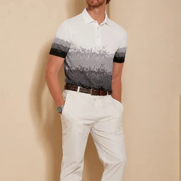 Essential Performance Short Sleeve Button Up Polo Shirt
