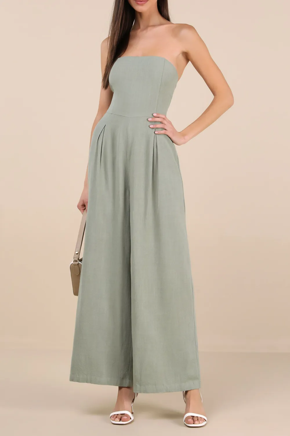 Daily Linen Wide-Leg Jumpsuit
