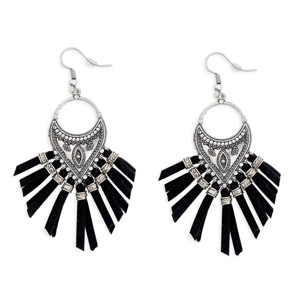 Graceful Layered Artful Statement Earrings