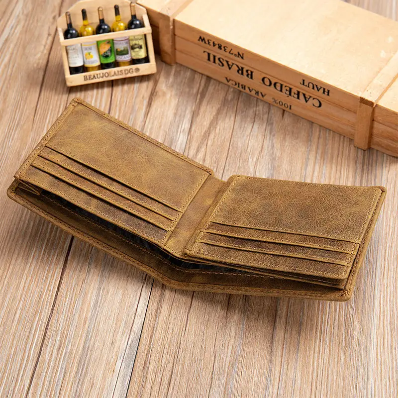 Multi Slot Leather Wallet