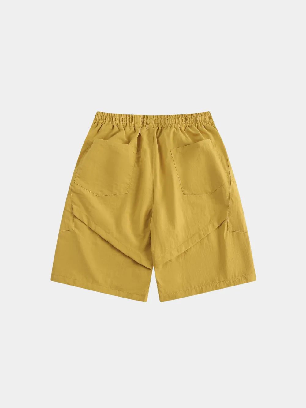 Elastic Waist Stretch Utility Casual Shorts