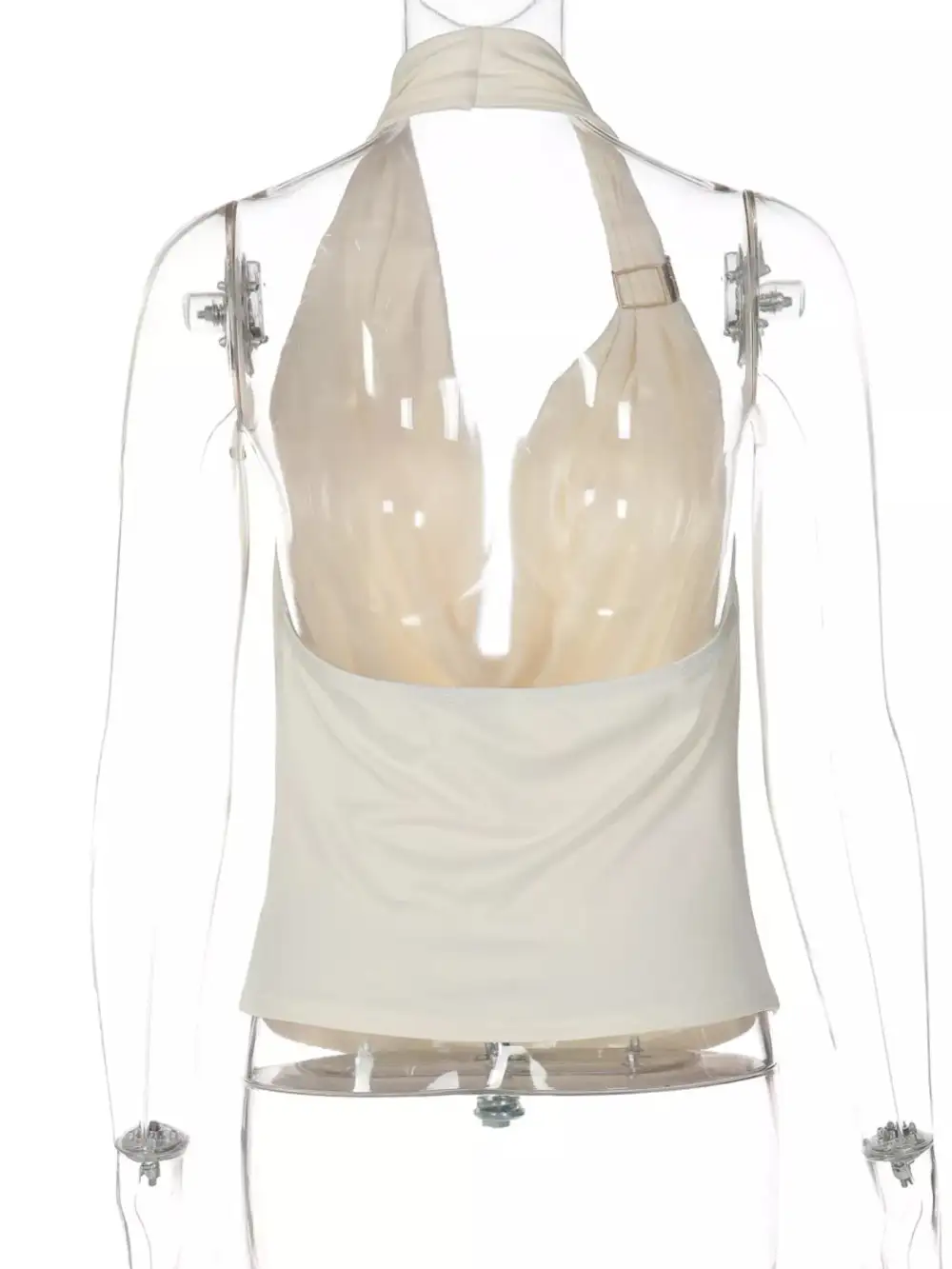 Refined Halter-Neck Tank Top