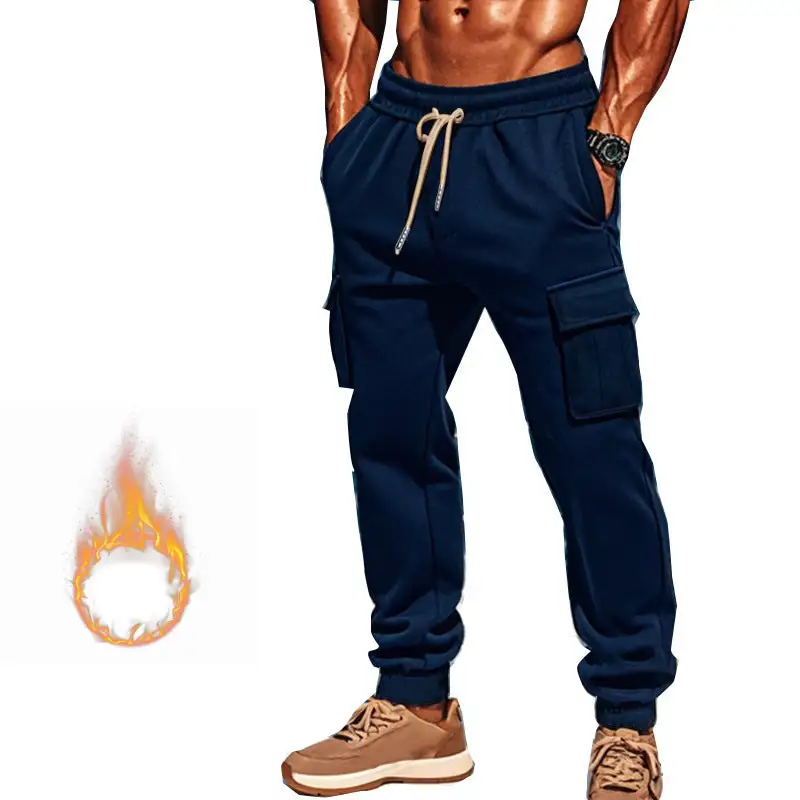 Men's o Thermo Cargo Pants Waistband Pockets Cargo Pants