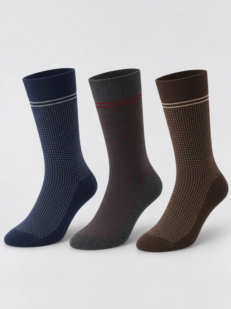 Men's Ridge Micro-Dot Dot Socks 3-Pack