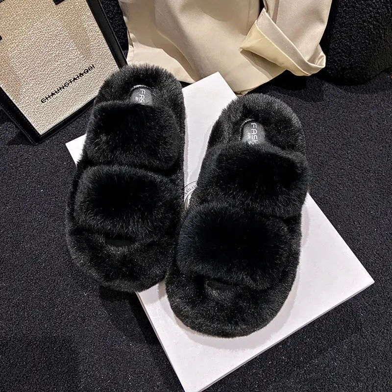 Soft Lined Thick Sole Home Slippers