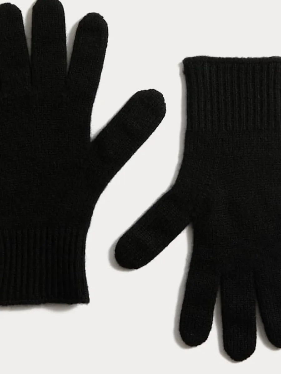 Minimalism Style Knit Gloves