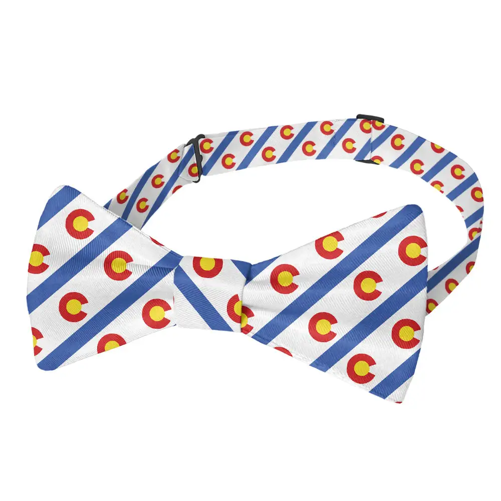 Classic Stripe Motif Bow Tie