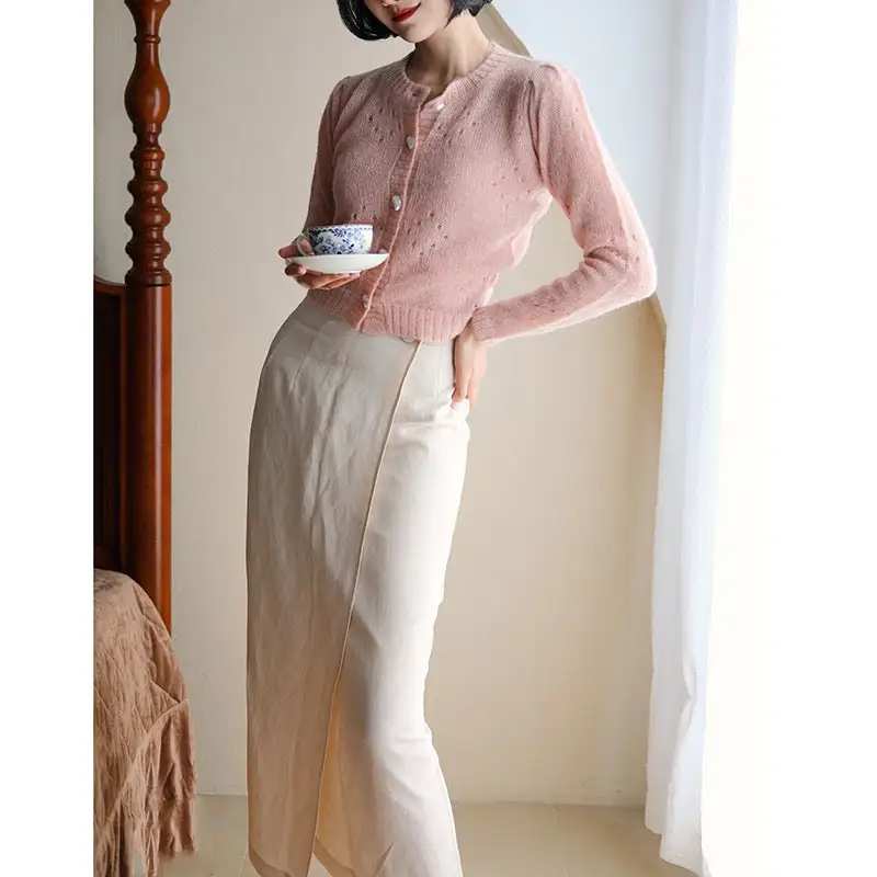 Versatile Promenade Everyday Casual Linen Skirt