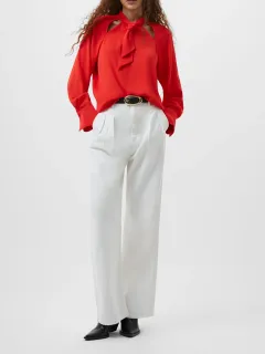 Soft Luxe Cutout Lace-Up Shirt