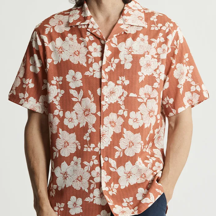 Lyocell Twill Short Sleeve Camp Shirt