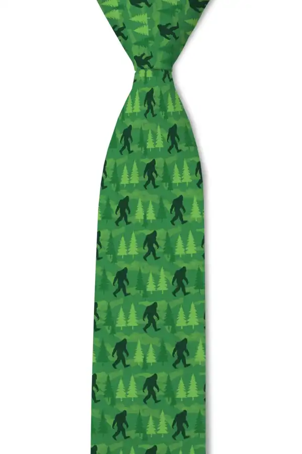 Pine Tree Novelty Pattern Necktie