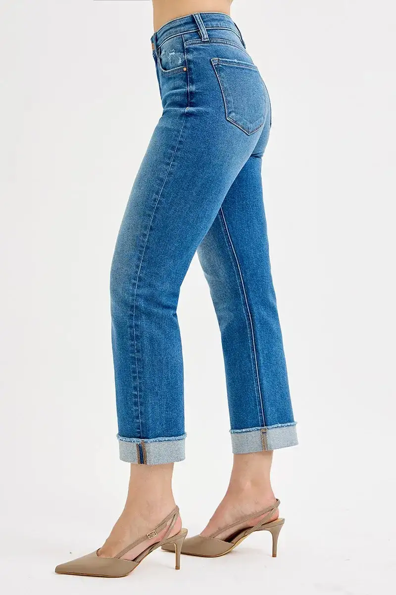 Clean High Waist Denim Jeans