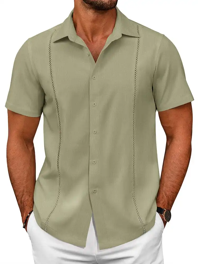 Summer Cuban Guayabera Shirt