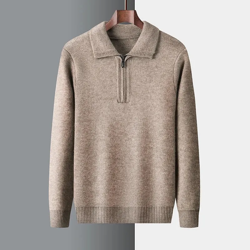 Half-Zip Knit Sweater